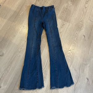 Ashley Mason Boutique Pull On Flare Jeans
